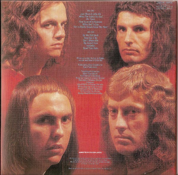 Back Cover, Slade - Old New Borrowed & Blue